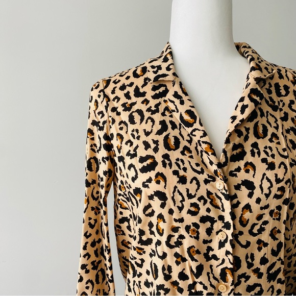 Leopard Casual Button Down - Picture 13 of 14